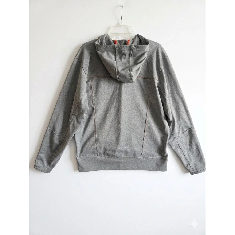 The North Face Mountain Athletics Mens Large Grey Full Zip Hoodie A6S5 F14